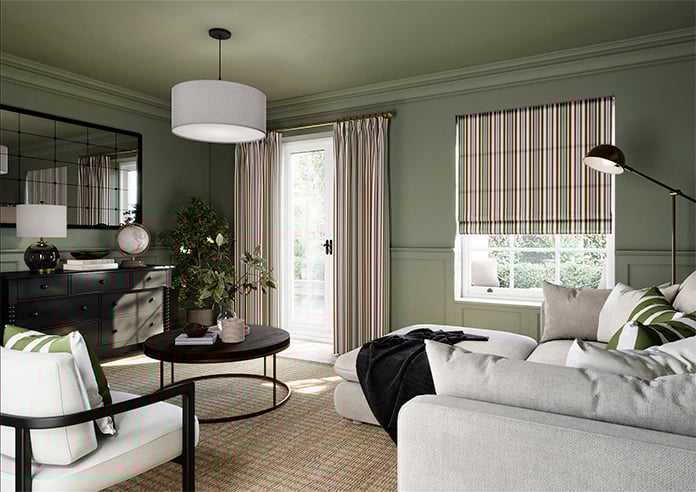 The British Stripe Co. Elizabeth, Highlands No.1 - Roman Blind - Image 6